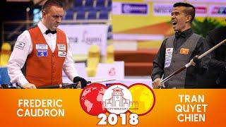 3-Cushion HoChiMinh World Cup 2018 - Frederic Caudron vs Tran Quyet Chien