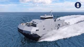 Eureka Naval Craft's AIRCAT multi-mission vessel at Euronaval 2024