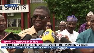 Philip Shaibu Officially Takes Office As NIS DG, Inspects Facilities, Promises Reforms