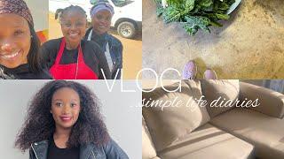 VLOG- simple life diaries, new couch, doing big girl thangssss | Neilwe K | SA YouTuber