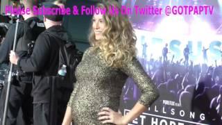 Alexa PenaVega very pregnant at the Premiere Of Pure Flix Entertainment's Hillsong Let Hope Rise at