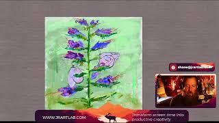 SketchClub JR ART LAB -: Vipers Bugloss (Realistic Paint Studio)