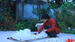 The ancient oriental sericulture heals everyone who is afraid of cold - silk quilt. | Liziqi channel