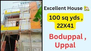 mind blowing  House 100 గజాలలో #House for sale in Boduppal , Hyderabad