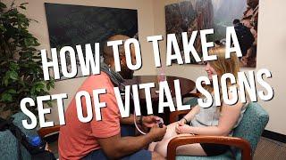 How to Take a Full Set of Vital Signs (EMT)