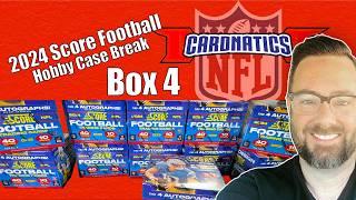 2024 Score Hobby Football Case Break Box 4 Cardnatics