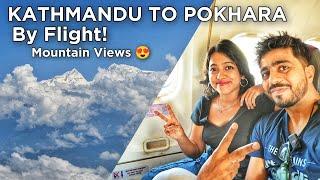 KATHMANDU TO POKHARA BY FLIGHT ️| How to book & Prices | Anagha Mirgal | Nepal Vlog | Buddha Air