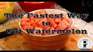 How to cut a watermelon in less than 1 minute  | Food Chain TV