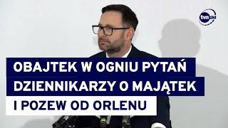 Obajtek broni wydatków w Orlenie i przepisywania nieruchomości na rodzinę. Zachowa immunitet?@TVN24