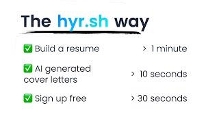 Hyr.sh | Job Hunting, Made Easy