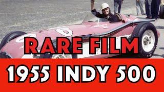 THRILLING INDIANAPOLIS 500 1955 16mm film of historic Memorial Day Indy 500