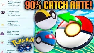 *THIS MODDED GO PLUS + AUTO CATCHES W/ ULTRA & GREAT BALLS* 90%* catch rate must have in Pokemon GO