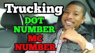 DOT Number vs MC Number (Trucking Authority)