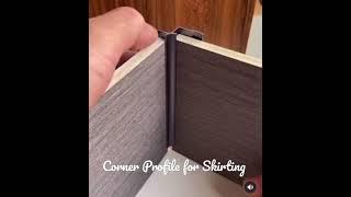 Corner Profile for Skirting