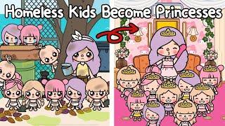 Homeless Kids Become Princesses  | Sad Story | Toca Life Story | Toca Boca | Toca Life World