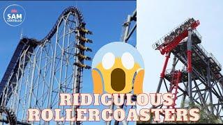 TOP 10 CRAZY Roller Coasters | featuring Theme Park Nomads