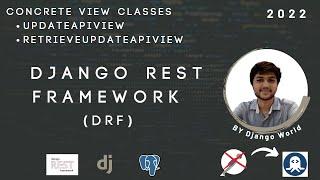 DRF's Concreate View Classes - UpdateApiView & RetrieveUpdateApiView | DRF