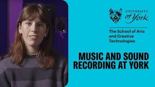 Music and Sound Recording at York