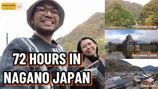 72 Hours in Nagano | Japan Mini Vlog: Kurobe Gorge, Matsumoto & Narai Juku + DIY Tips and Guide!