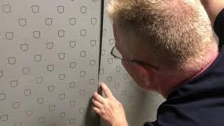 A Typical Double Cut On Commercial Vinyl Wallcovering - Spencer Colgan