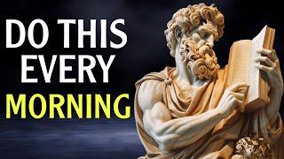 10 THINGS You SHOULD do every MORNING (Stoic Morning Routine)  Stoicism