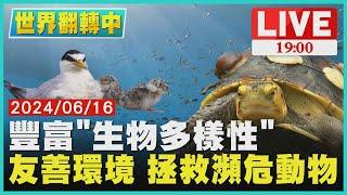 【1900世界翻轉中】豐富「生物多樣性」 友善環境 拯救瀕危動物