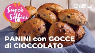 PANINI SOFFICI con GOCCE di CIOCCOLATO - la COLAZIONE PERFETTA!