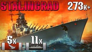 Cruiser Stalingrad - Stalinium AP Turns Enemies to Scrap Metal! 