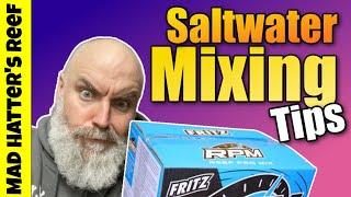 My Top 3 Saltwater Mixing Tips