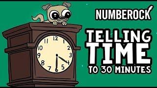 Telling Time to the Half Hour and Hour Song | 1st Grade & 2nd Grade