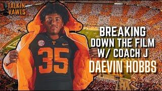 Breaking Down the Film w/ Coach J | Tennessee DL Daevin Hobbs