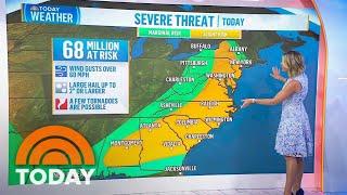 Memorial Day forecast: 68 million at risk of hail along East coast