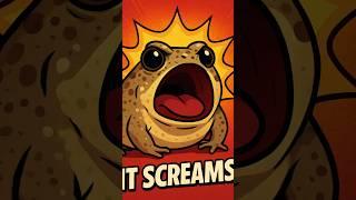 This FROG SCREAMS like a HORROR MOVIE #shorts