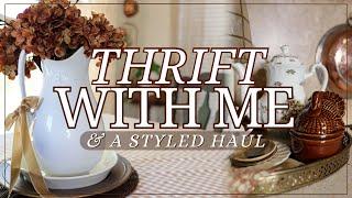 I LEFT IT! THRIFT WITH ME & STYLED THRIFT HAUL | Thrifting, Goodwill, Home Decor