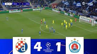 GNK Dinamo Zagreb protiv Slovan Bratislava [4-1] | UEFA Liga prvaka 24/25 | Vrhunci utakmice!