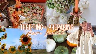 THRIFTING + PREPARING FOR FALL 2024 | THRIFT WITH ME FOR COTTAGE FALL DECOR