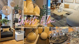 WEST ELM Decor Accents, Curved Furniture & Halloween!!