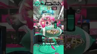 Triple rugby shot, no way I can lose #Splatoon3 #ClamBlitz