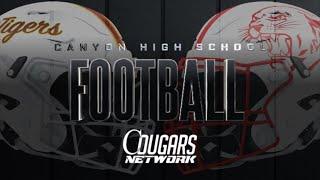 2021 Cougar Football - Dripping Springs Tigers vs Canyon Cougars