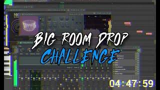 Making a BIG ROOM DROP from SCRATCH in FL STUDIO 21 - 10 MIN CHALLENGE (FREE FLP) FULL PROCESS