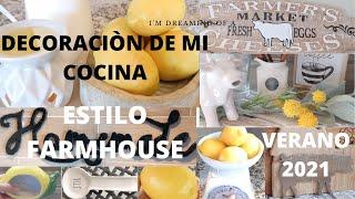 Decoración De Mi Cocina/Decoración Estilo Farmhouse Summer Decorating Ideas