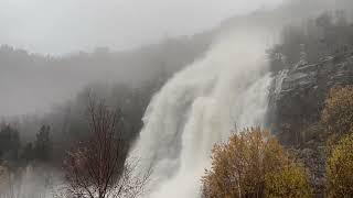 "Jakob" creates extreme rainfall in Hardanger, Norway