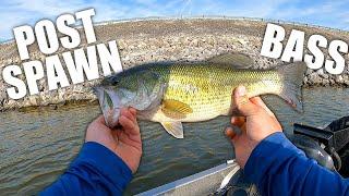 Fishing For Post Spawn Ohio Bass || BIG BASS CAUGHT