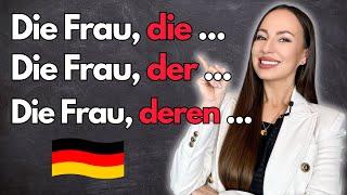 RELATIVSÄTZE einfach erklärt (Deutsch lernen | Grammatik | B1 | B2 | C1)