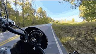 Harley Davidson - Mountain Back Road Riding [Engine Sound Only]