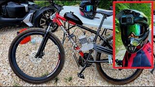 80cc Bicycle Engine on 29" Mountain Bike - Review