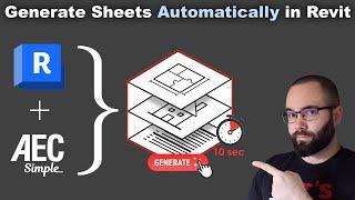 Generate Sheets Automatically in Revit Tutorial | AEC Simple