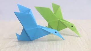 How to make a paper flying duck - Origami flying duck tutorial