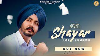 SHAYAR | MAND | DREAMBOYDB | FREE MEN STUDIO | LATEST PUNJABI SONG 2022