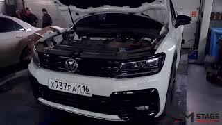 VW Tiguan 2.0TDI чиптюнинг Stage Motorsport